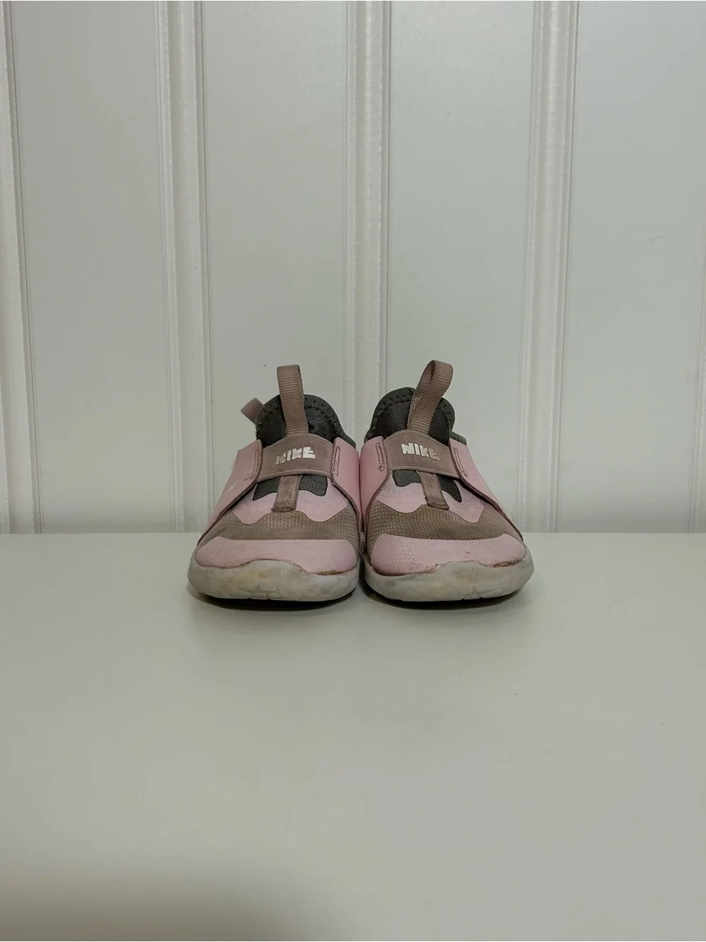 Nike flex runner pink white toddler
